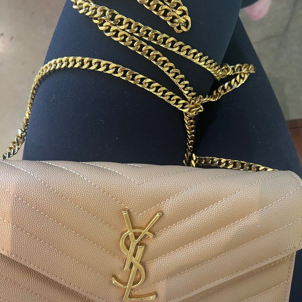 YSL Style quilted-leather shoulder bag - Picture 8 of 8